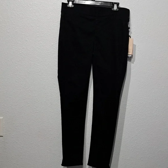 NYDJ Super Skinny Ankle Pull-On Jeans In SpanSpring Denim With Side Slits - Picture 4 of 9